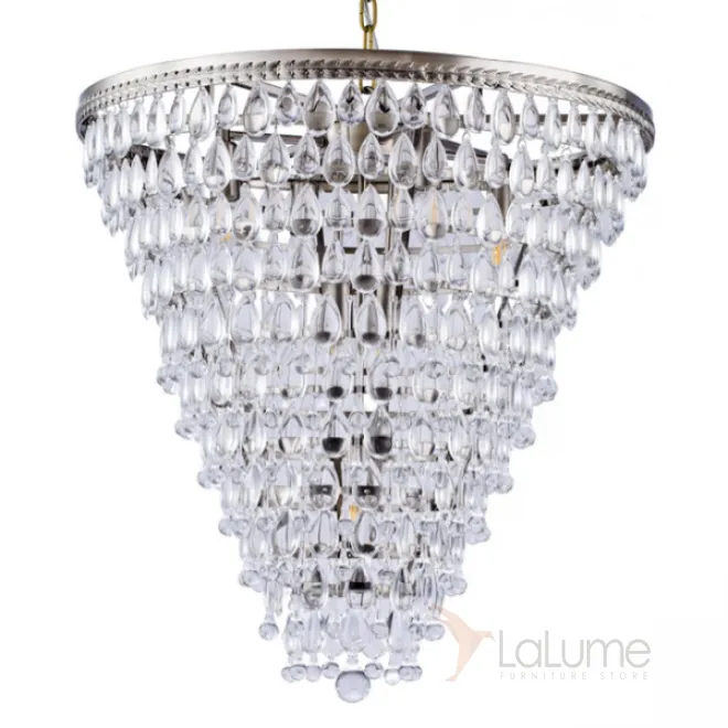 Люстра Clarissa Glass Drop Pendant 61 Nickel от LaLume