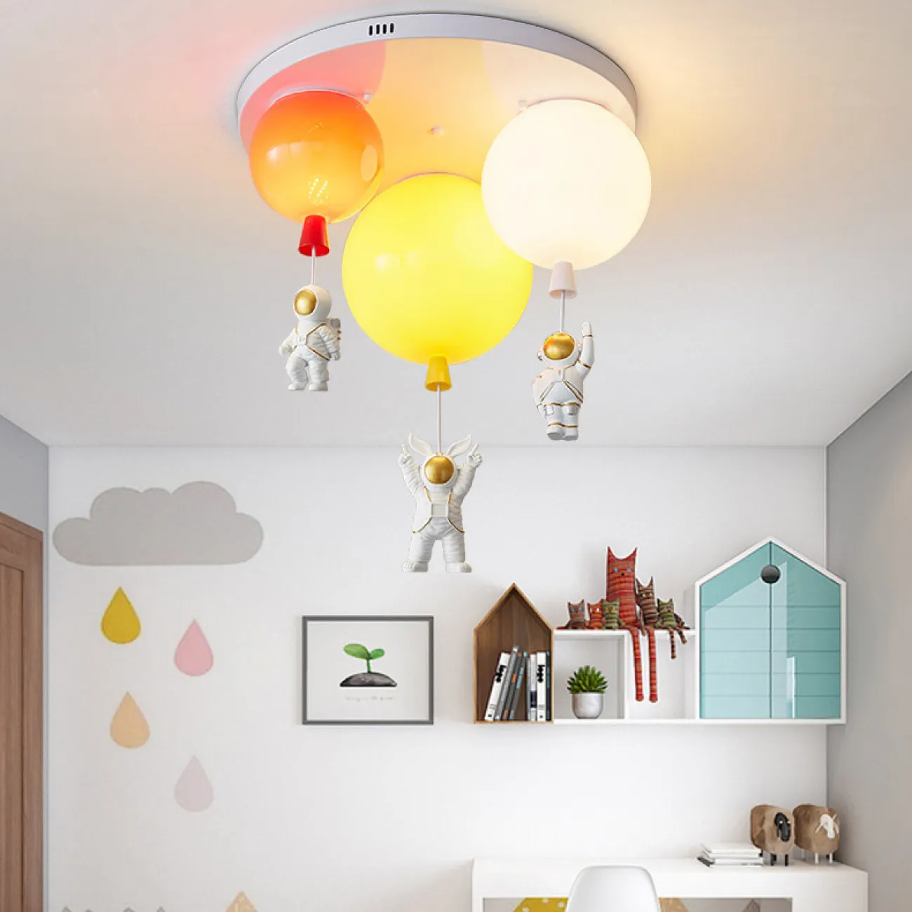 Потолочный светильник MERCURY MORE L3 Blue Yellow White от ImperiumLoft