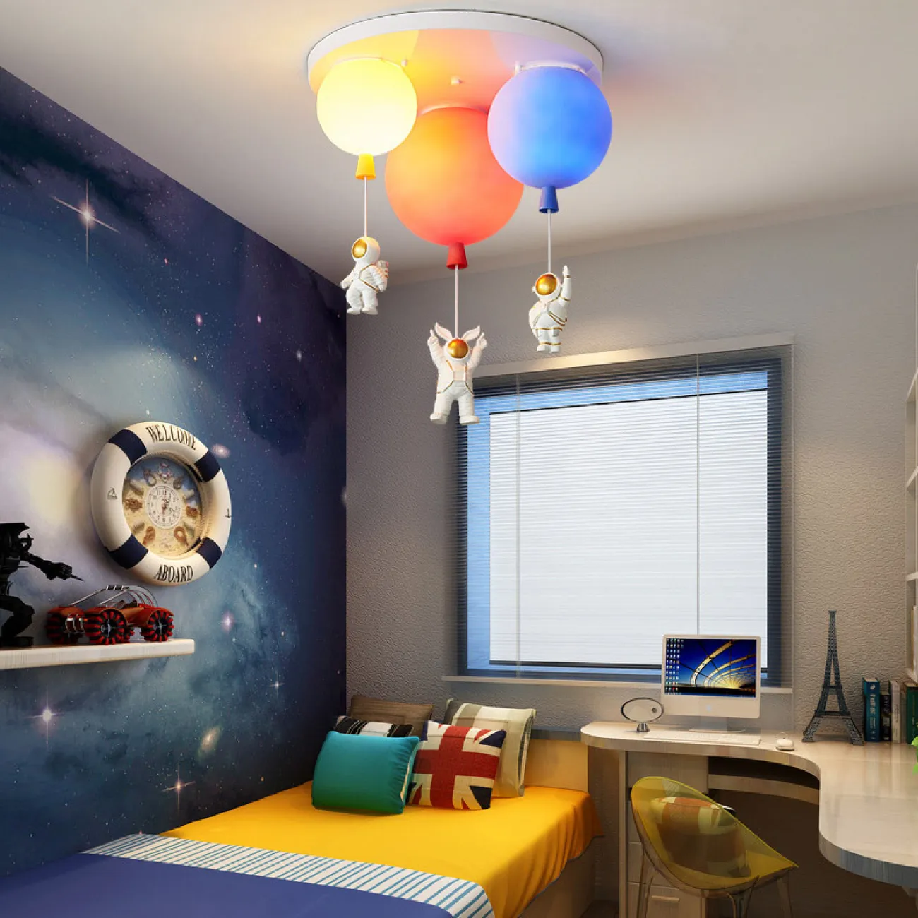 Потолочный светильник MERCURY MORE L3 Blue Yellow White от ImperiumLoft
