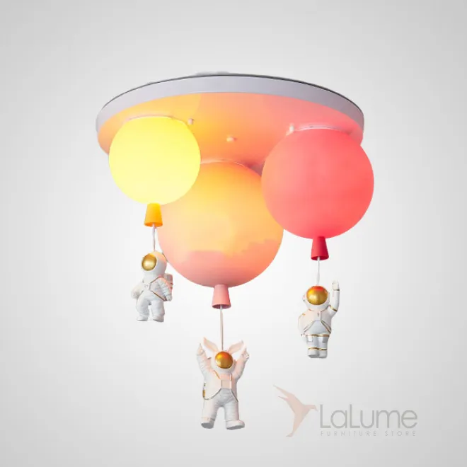 Потолочный светильник MERCURY MORE L3 Yellow Light Pink Pink от ImperiumLoft