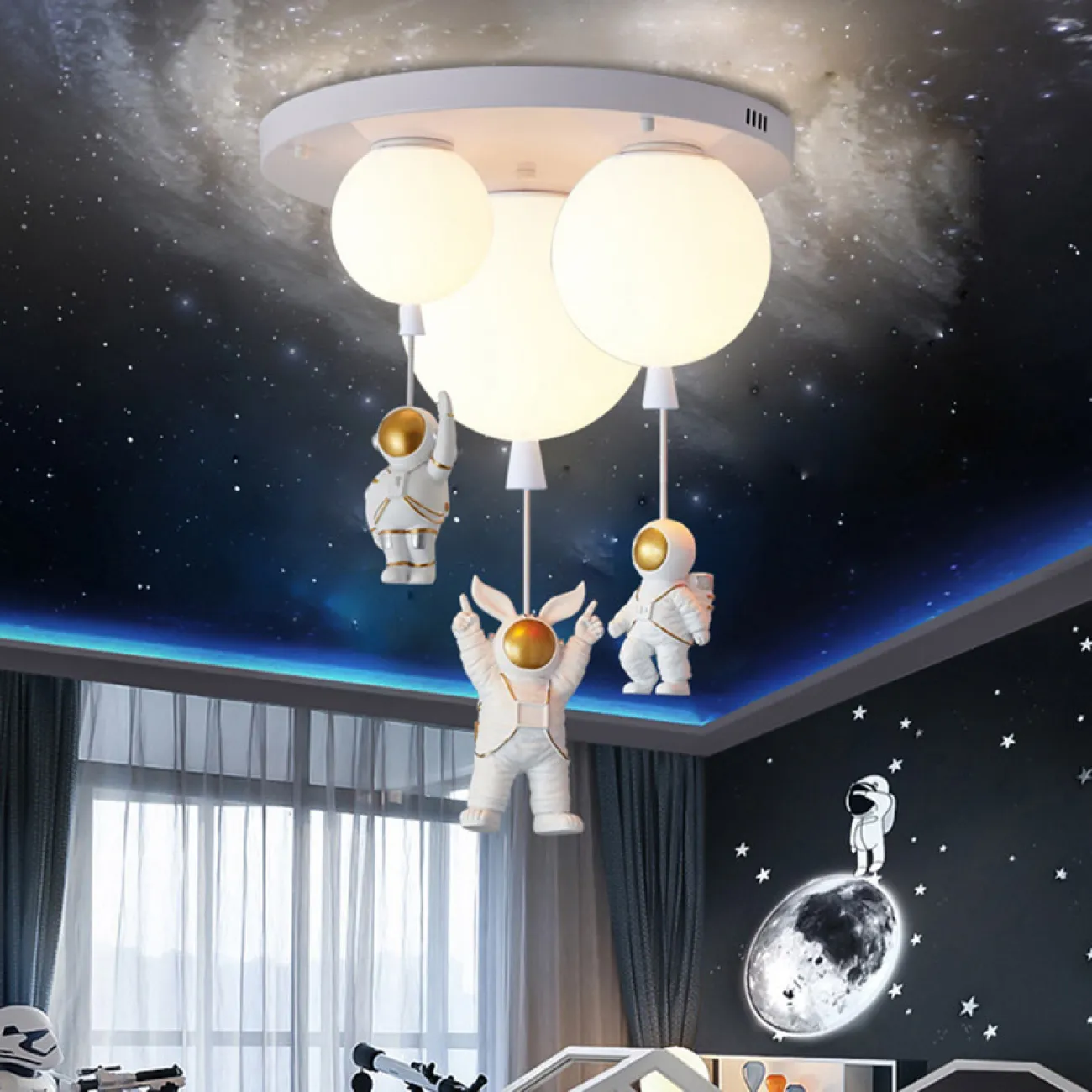 Потолочный светильник MERCURY MORE L3 Blue Yellow White от ImperiumLoft