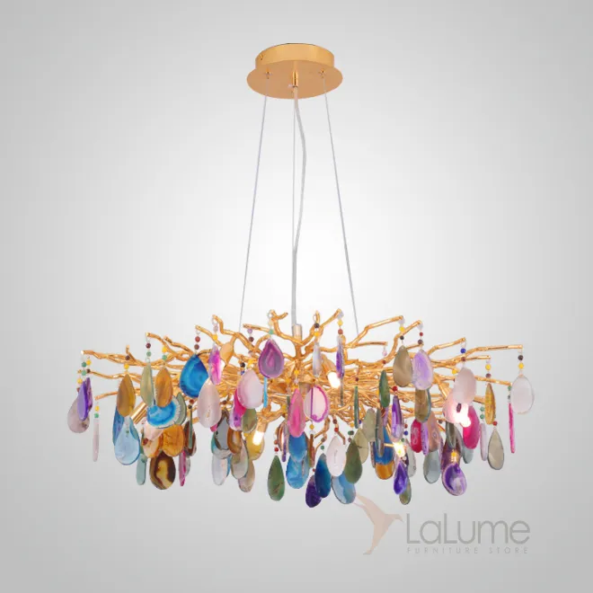 Подвесная люстра AGATE COLOR L8 от ImperiumLoft