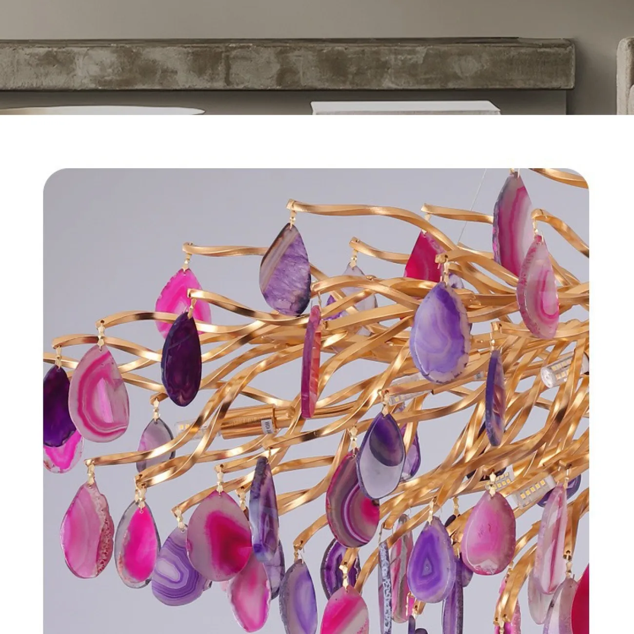 Подвесная люстра AGATE COLOR L11 от ImperiumLoft