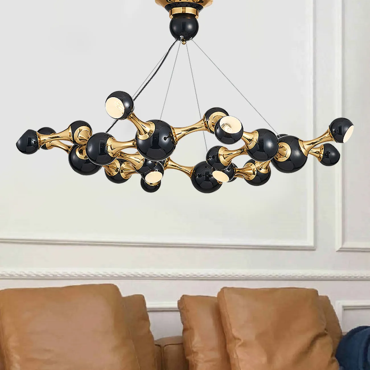 Дизайнерская люстра ATOMIC ROUND SUSPENSION от ImperiumLoft