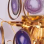 Бра AGATE WALL Purple от ImperiumLoft