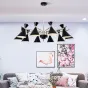 Люстра на штанге FRANKA D120 10 lamps Yellow от ImperiumLoft