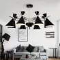 Люстра на штанге FRANKA D120 10 lamps Yellow от ImperiumLoft