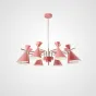 Люстра на штанге FRANKA D100 8 lamps Pink от ImperiumLoft