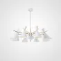 Люстра на штанге FRANKA D100 8 lamps White от ImperiumLoft