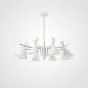 Люстра на штанге FRANKA D100 8 lamps White от ImperiumLoft