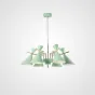 Люстра на штанге FRANKA D80 6 lamps Green от ImperiumLoft