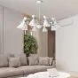 Люстра на штанге FRANKA D120 10 lamps Yellow от ImperiumLoft