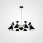 Люстра на штанге FRANKA D100 8 lamps Black от ImperiumLoft