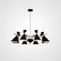 Люстра на штанге FRANKA D100 8 lamps Black от ImperiumLoft