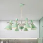 Люстра на штанге FRANKA D120 10 lamps Yellow от ImperiumLoft