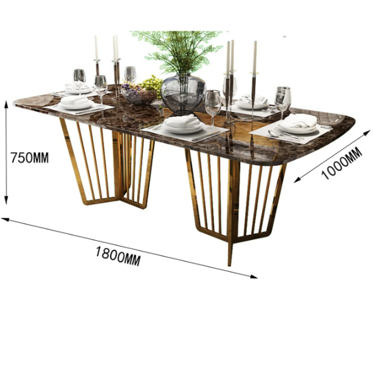 Дизайнерский обеденный стол LaLume-AZ00305 Дизайнерский обеденный стол LaLume-AZ00305