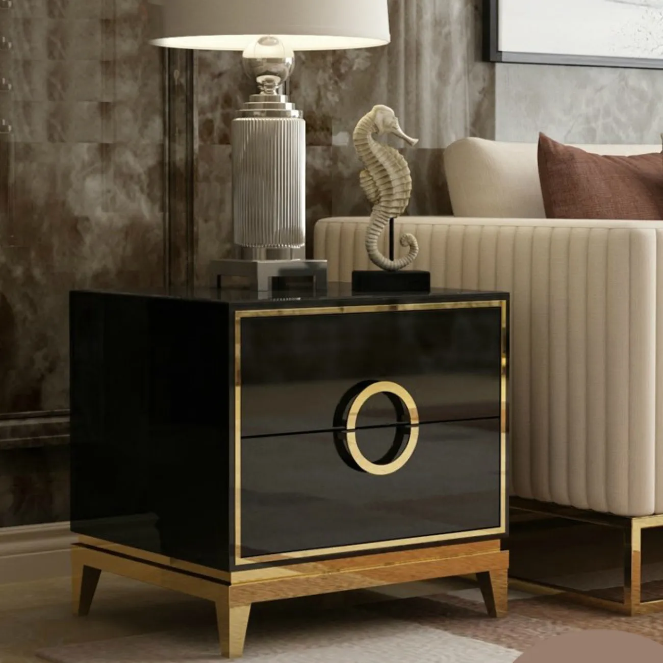 Дизайнерская прикроватная тумба LaLume-TT00110