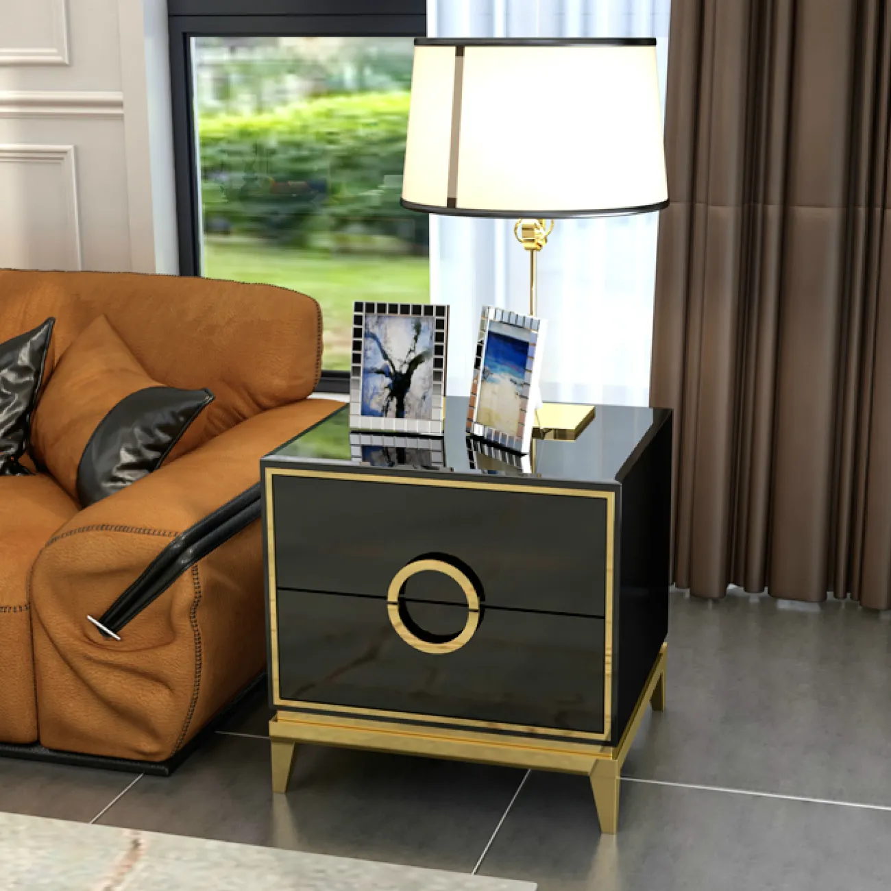 Дизайнерская прикроватная тумба LaLume-TT00110