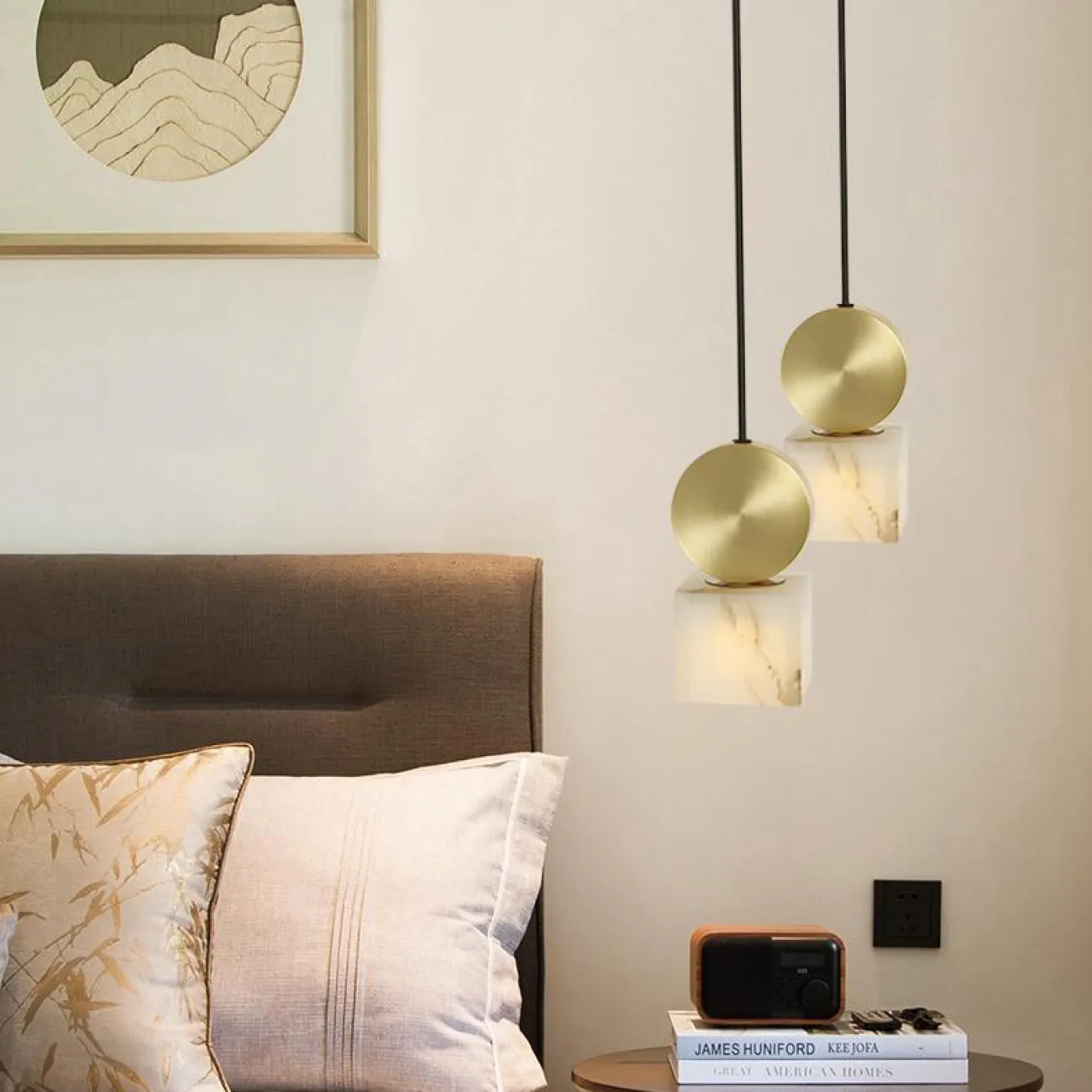 Подвесной светильник BRIXEN ONE L210  gold от ImperiumLoft