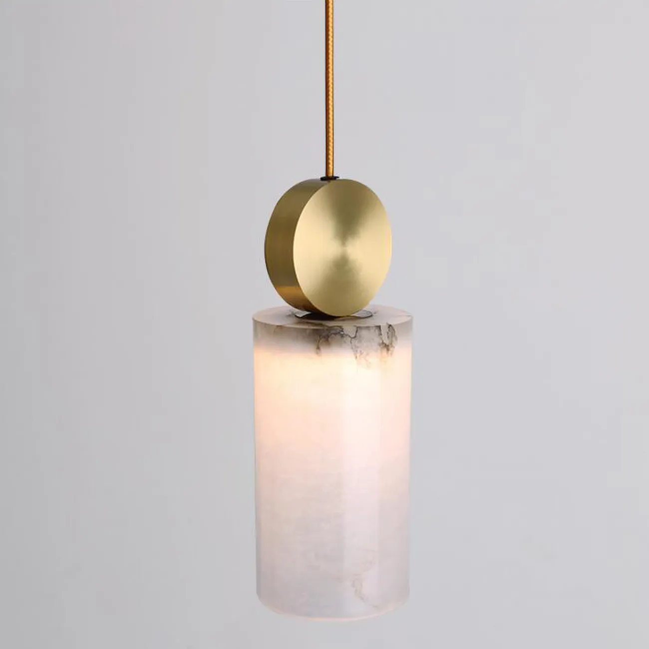Подвесной светильник BRIXEN ONE L210  gold от ImperiumLoft