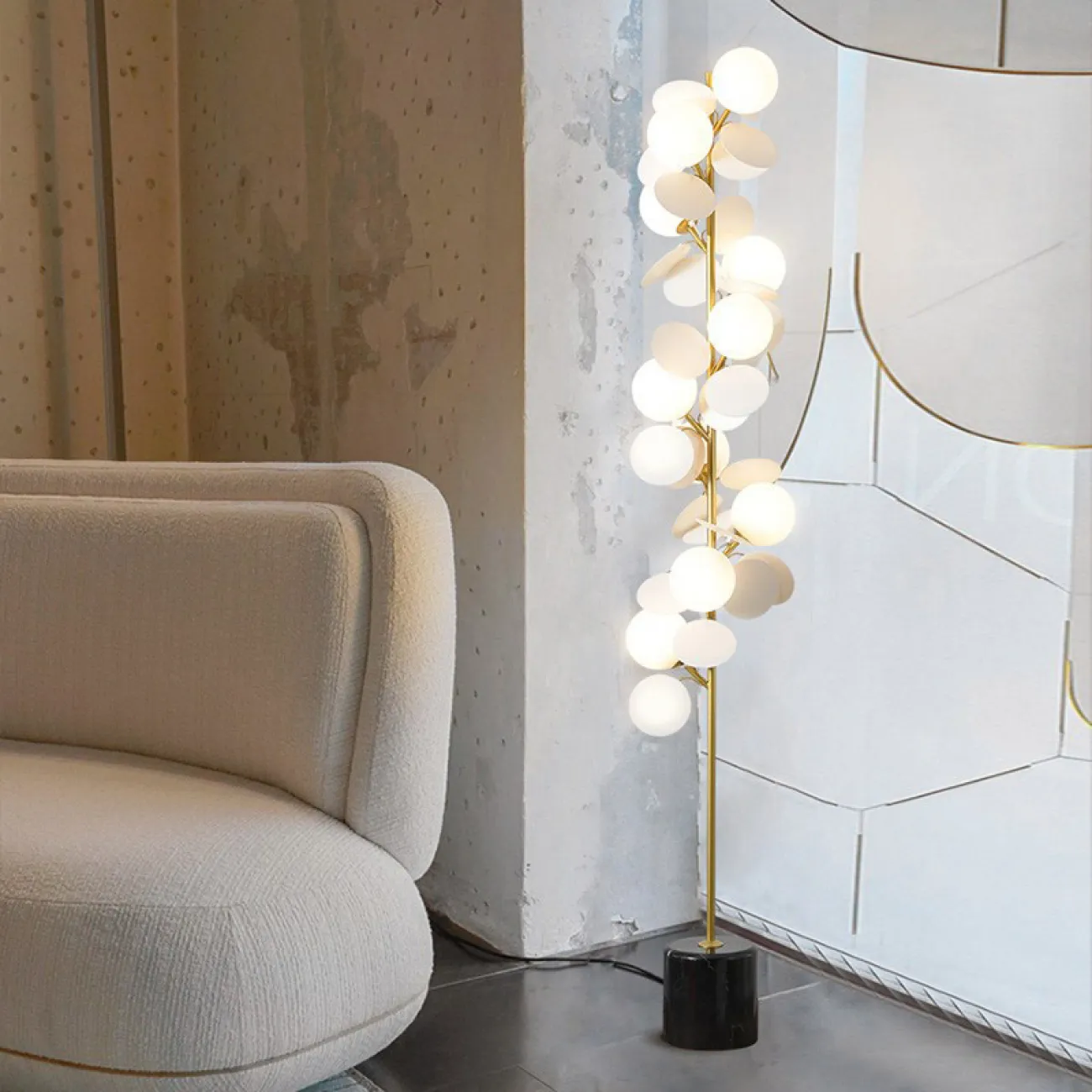 Торшер MATISSE FL 10 White от ImperiumLoft
