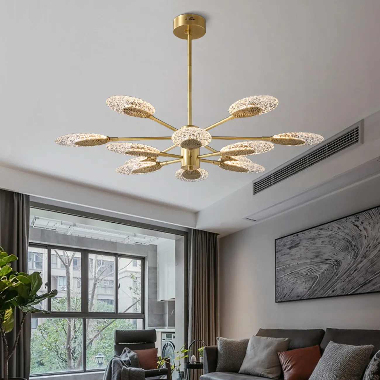 Потолочная люстра CERES L10 от ImperiumLoft