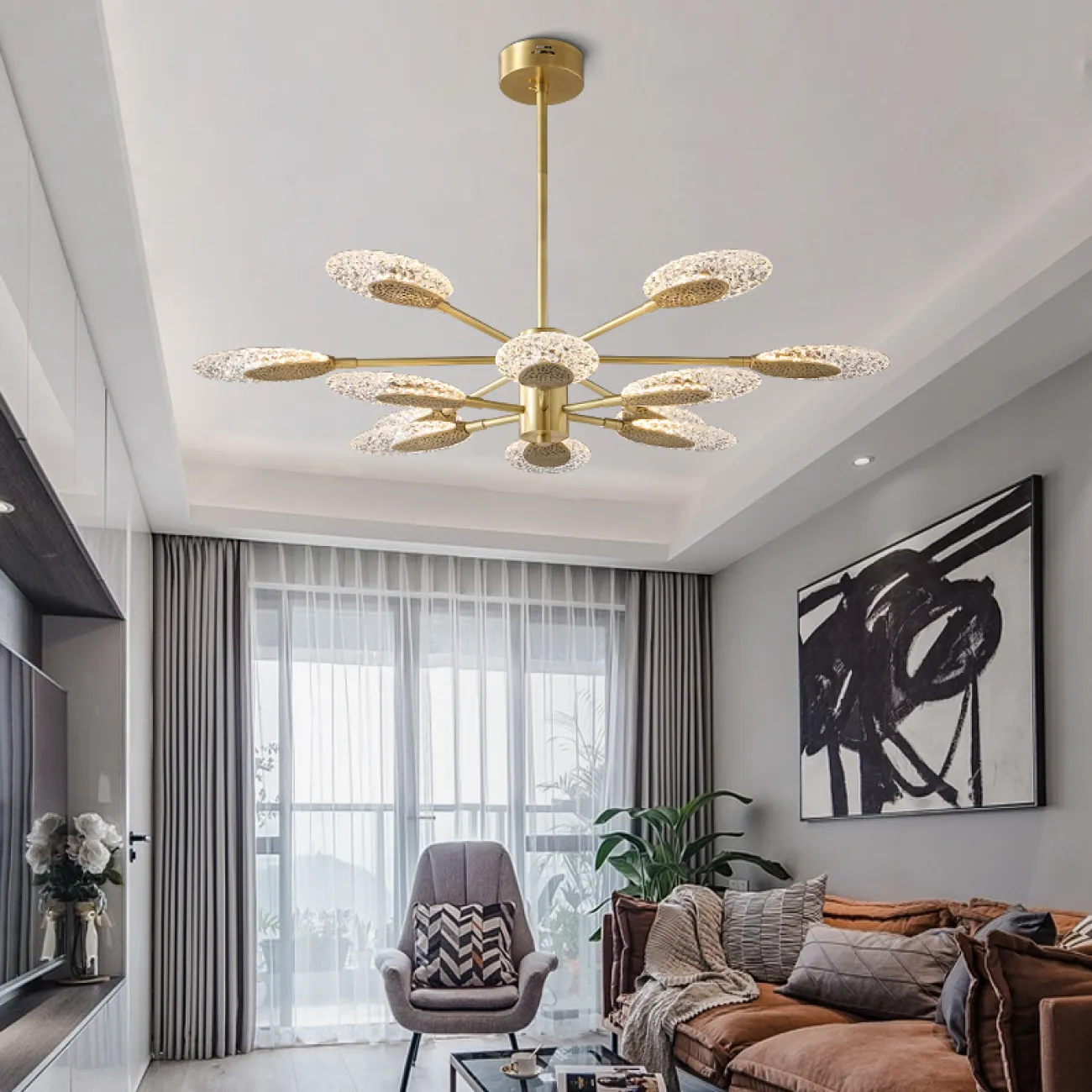 Потолочная люстра CERES L10 от ImperiumLoft