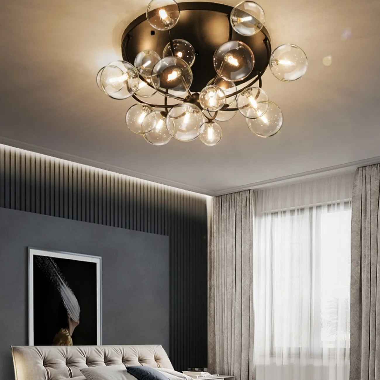 Потолочная люстра IONA OCTO от ImperiumLoft