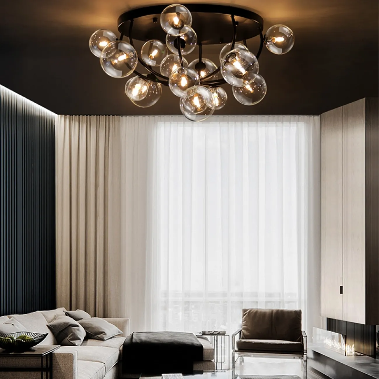 Потолочная люстра IONA OCTO от ImperiumLoft