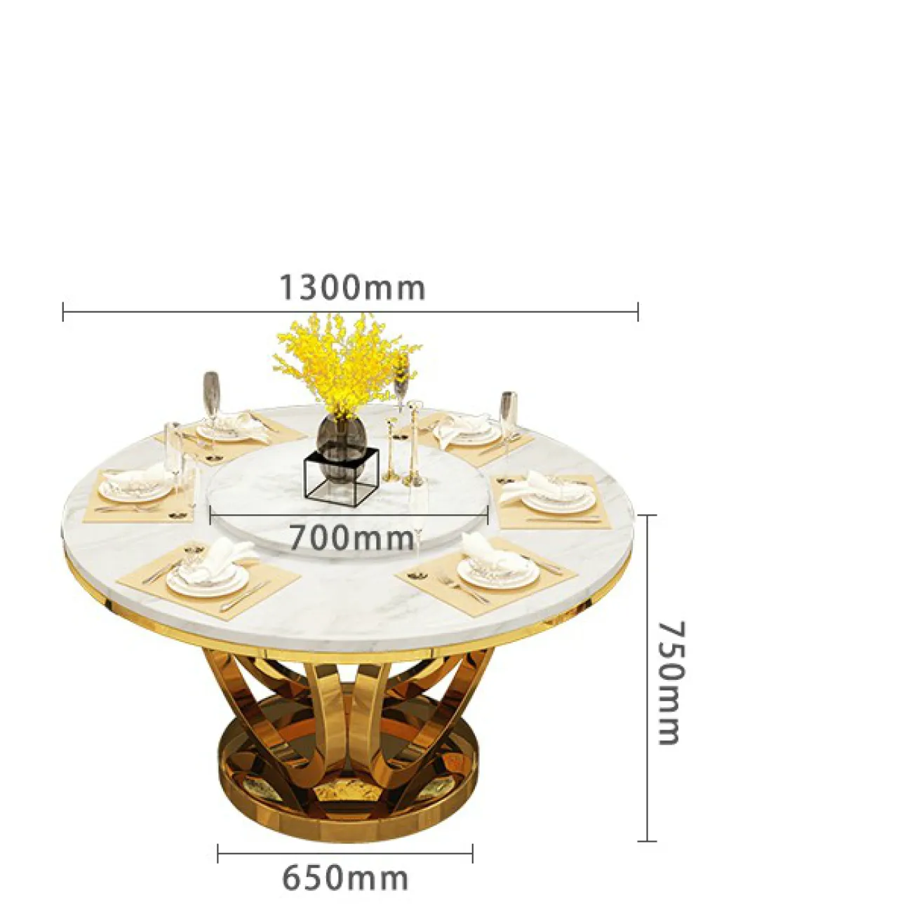 Дизайнерский обеденный стол LaLume-AZ00322 Дизайнерский обеденный стол LaLume-AZ00322