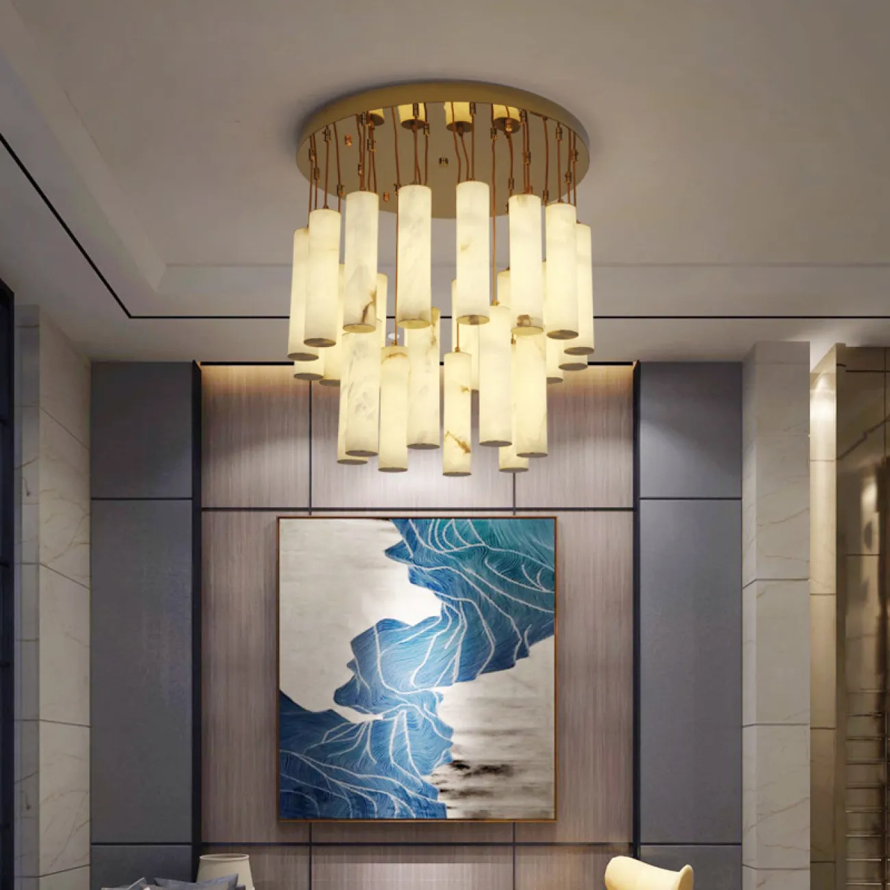 Потолочная люстра MARBLE GOLD от ImperiumLoft Потолочная люстра MARBLE GOLD от ImperiumLoft