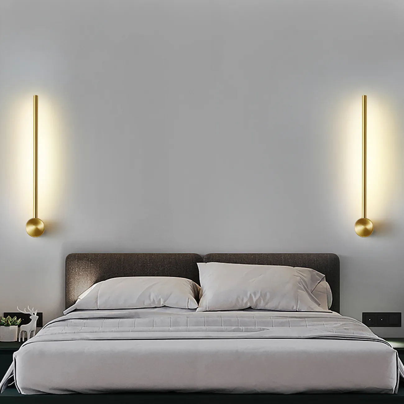 Настенный светильник Wall LINES L60 Black от ImperiumLoft