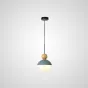 Подвесной светильник POMPON WOOD Голубой от ImperiumLoft