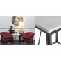 Приставной стол Serene Furnishing Dark Chrome Marble Top от LaLume