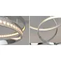 Люстра Композиция из колец ORACLE Mahlu 5 Rings Silver