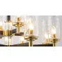 Люстра LIAISON ONE-TIER black and brass Chandelier 12