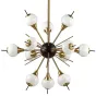 White Glass Globes Sputnik Chandelier		 in 70 от LaLume