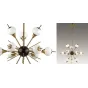White Glass Globes Sputnik Chandelier		 in 70 от LaLume