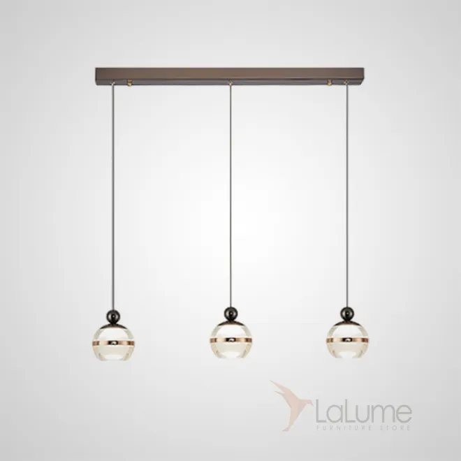 Готовая комбинация подвесных светодиодных светильников шарообразной формы с оптическими линзами ELVARD COMBO L70