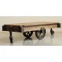 Кофейный стол на колесах Factory Cart Coffee Table от LaLume