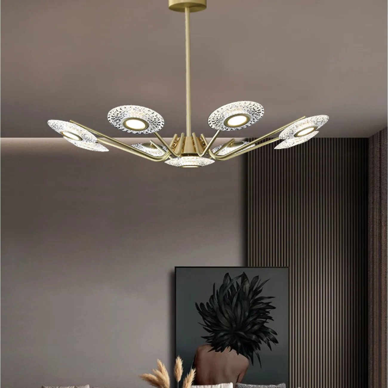 Потолочная люстра SEVALDA CH L9 от ImperiumLoft