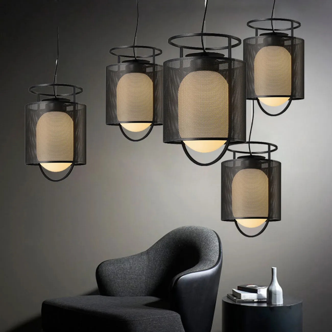 Подвесной светильник KIOTO D25 Black от ImperiumLoft