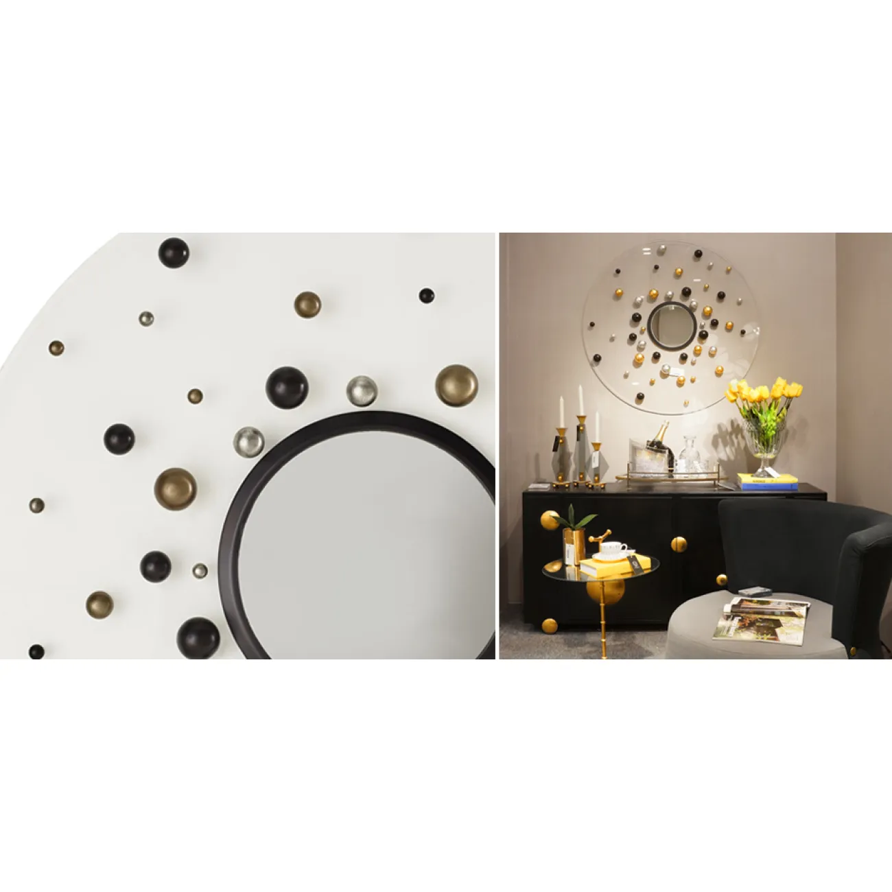 Зеркало Baker TOURMALINE Mirror designed by Jean-Louis Deniot от LaLume