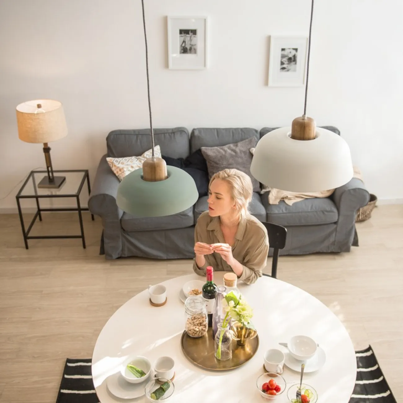 Подвесной светильник WILLES D26 White от ImperiumLoft