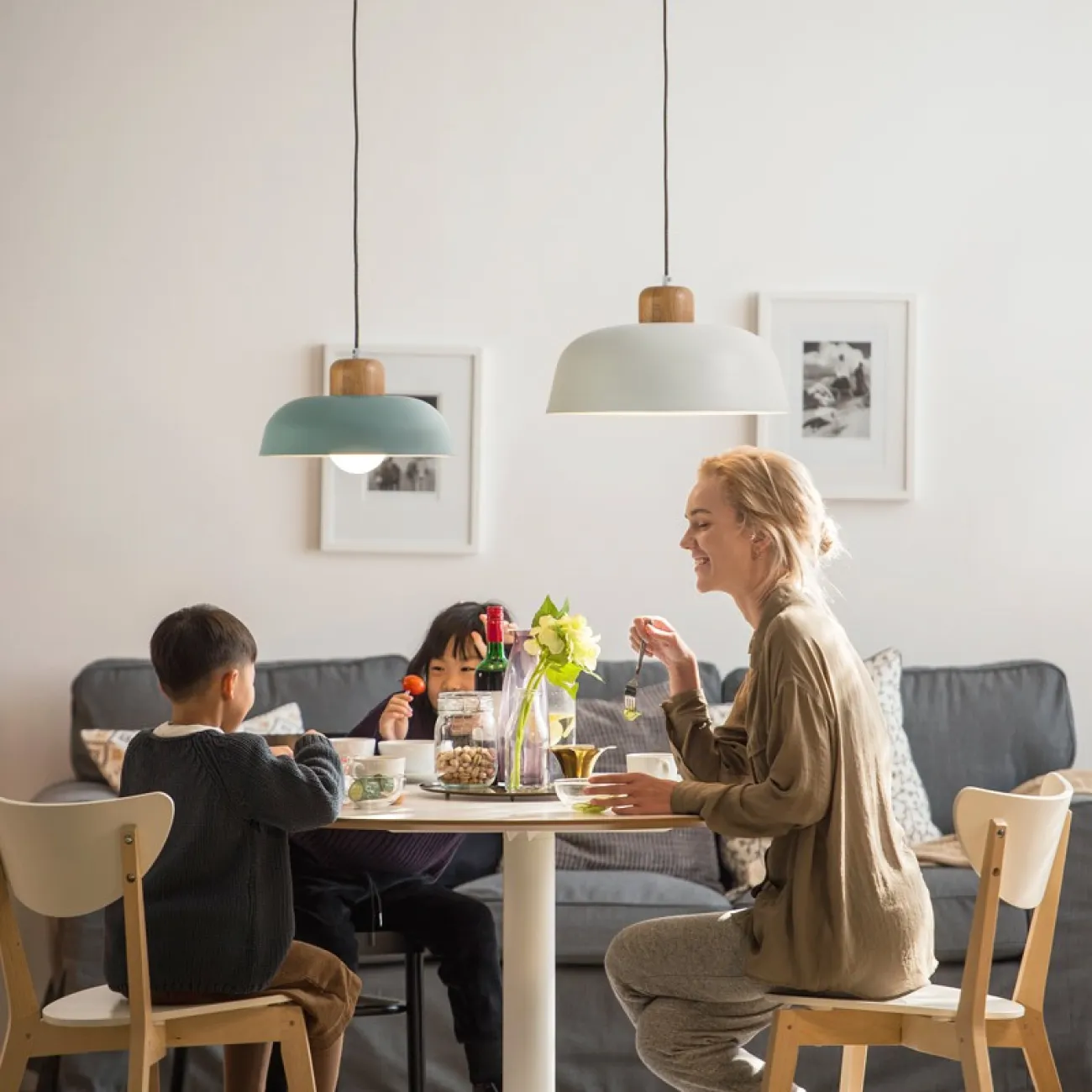 Подвесной светильник WILLES D26 White от ImperiumLoft