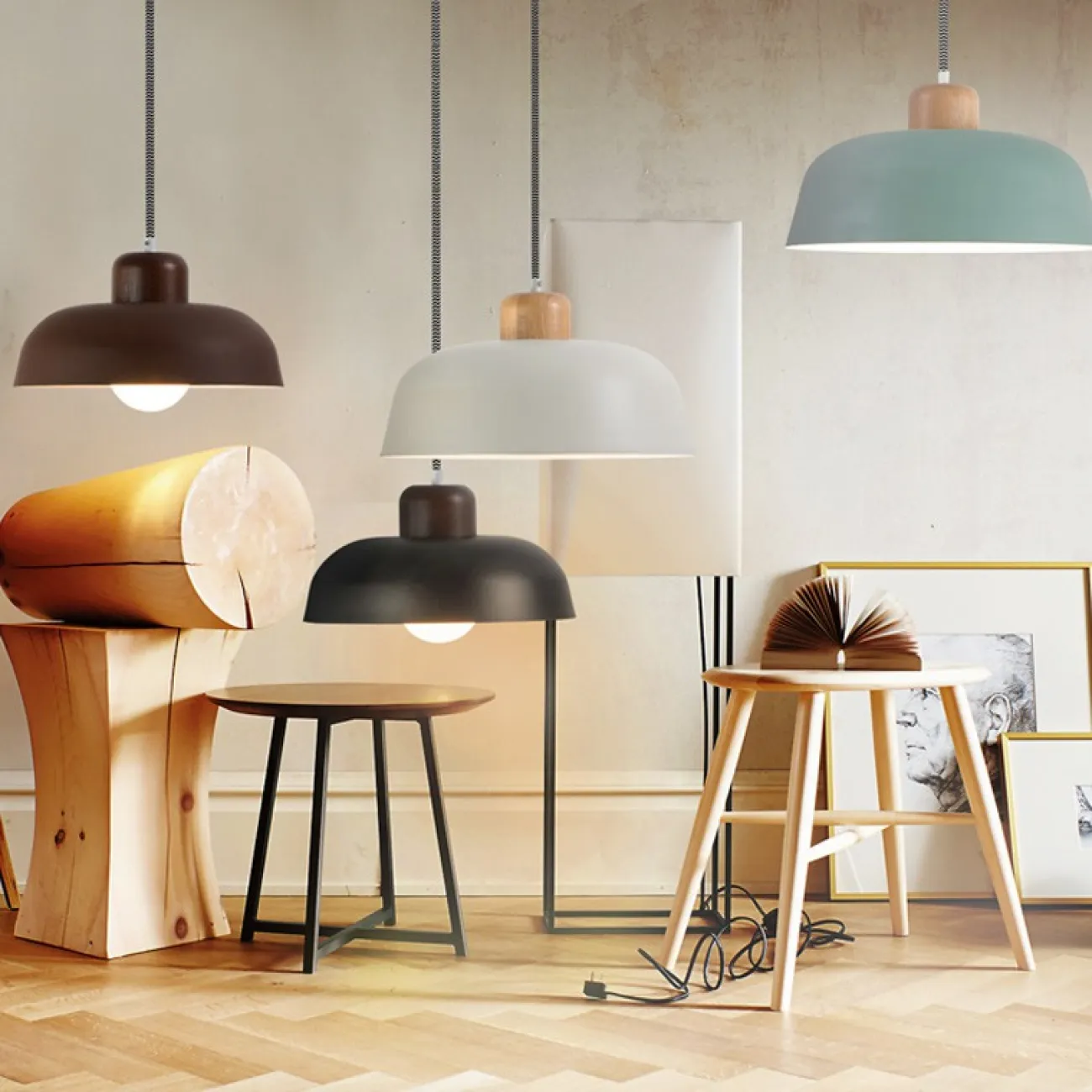 Подвесной светильник WILLES D38 Brown от ImperiumLoft
