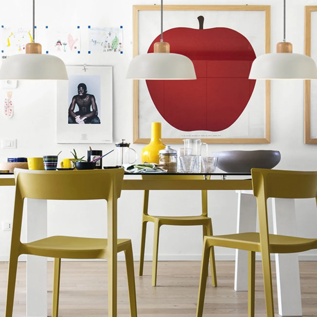 Подвесной светильник WILLES D26 White от ImperiumLoft