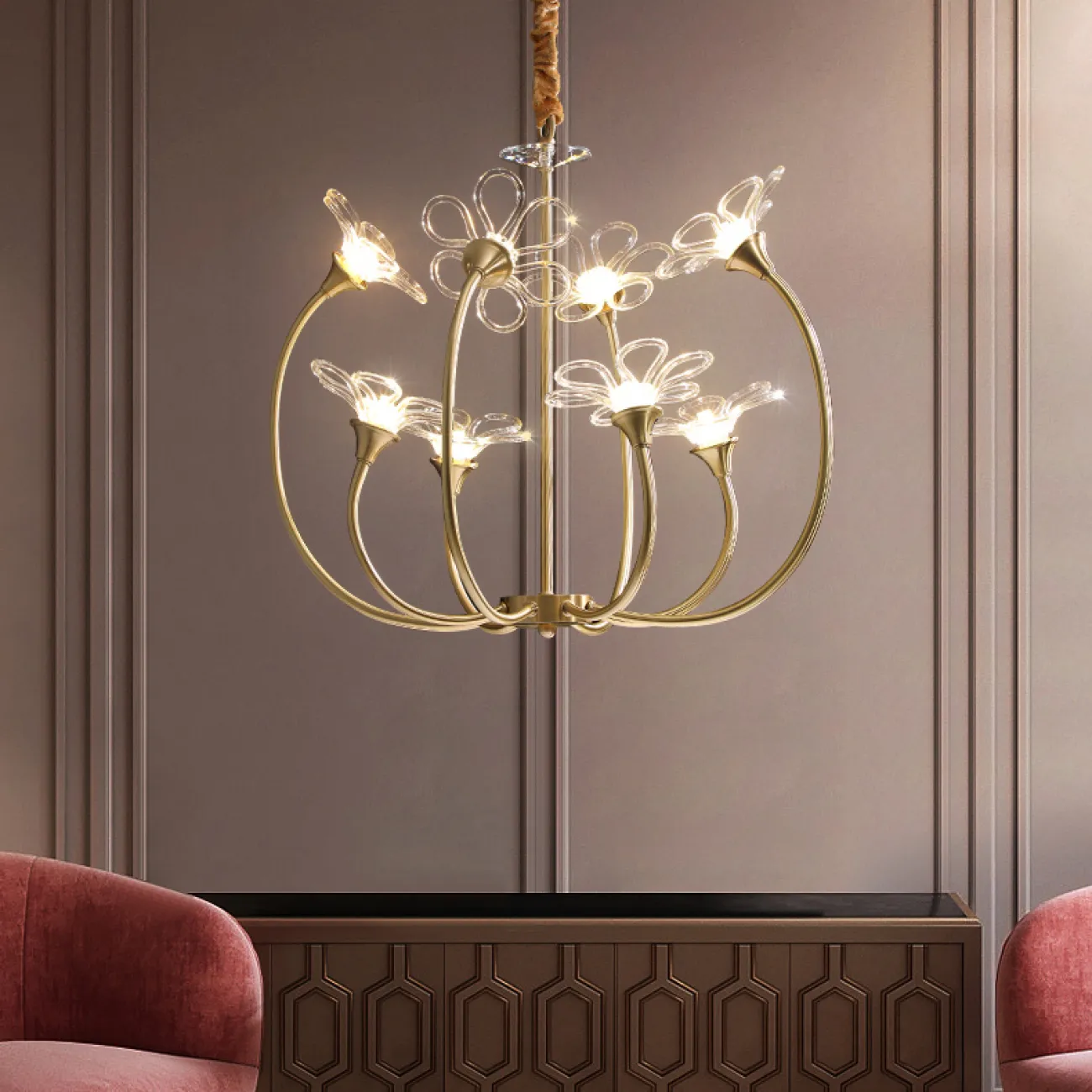 Подвесная люстра DOMINICA D54 от ImperiumLoft