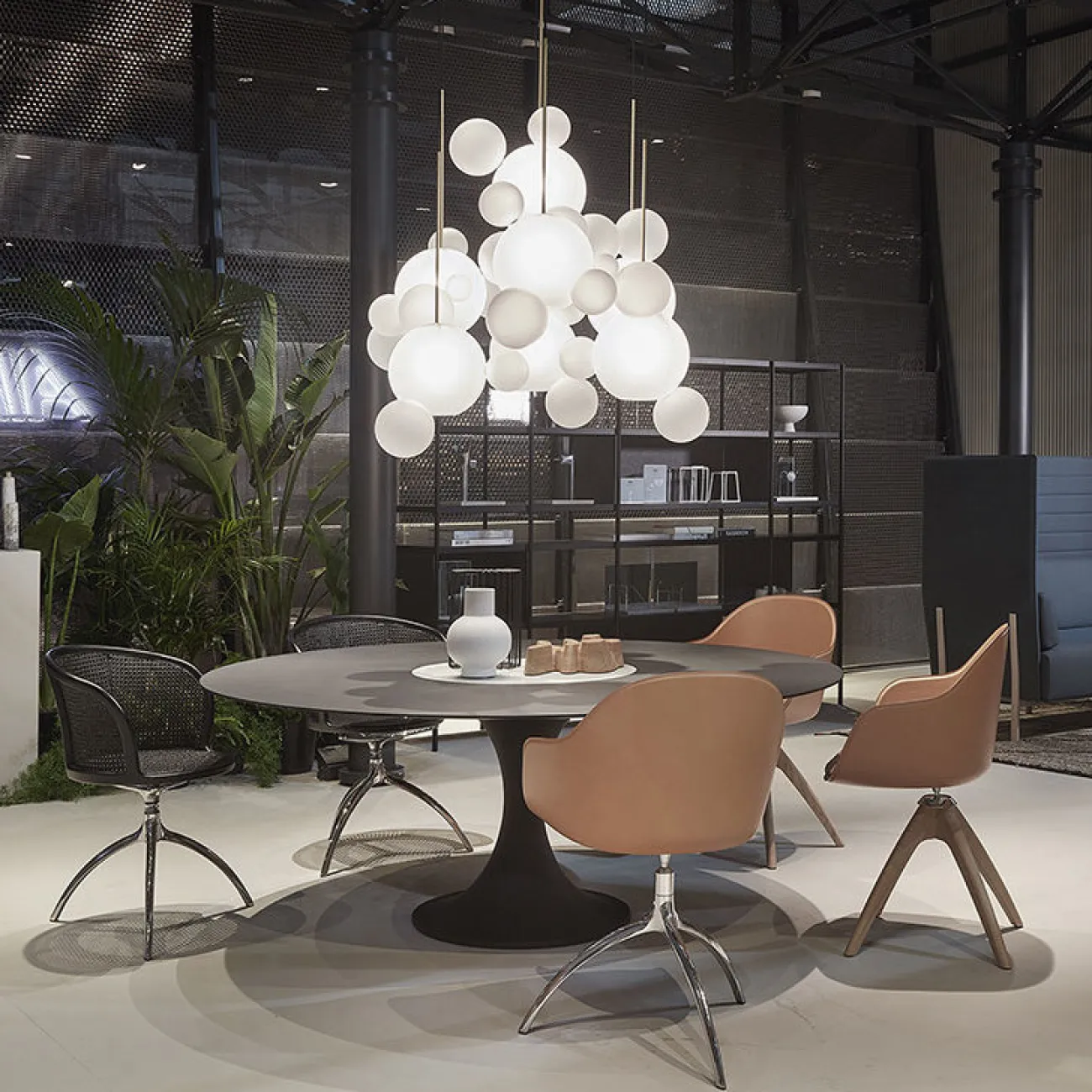 Подвесной светильник BUBBLE B MILK D от ImperiumLoft