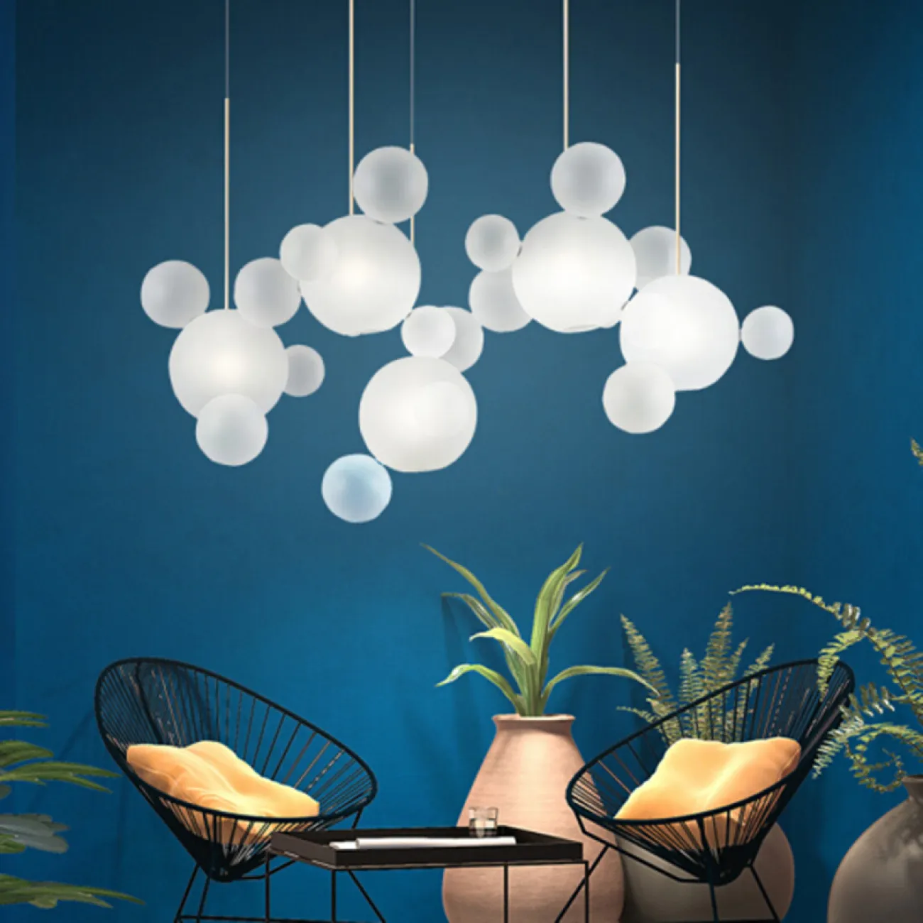 Подвесной светильник BUBBLE B MILK C от ImperiumLoft